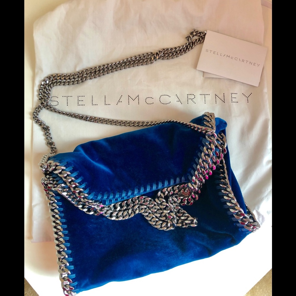 Stella McCartney Mini Falabella Velvet Tote